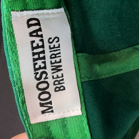 NWT,Moosehead Brewery Canadian Lager Men's Green Snapback Hat. - Picture 6 of 6